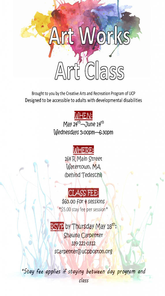 Art class 2017 flyer